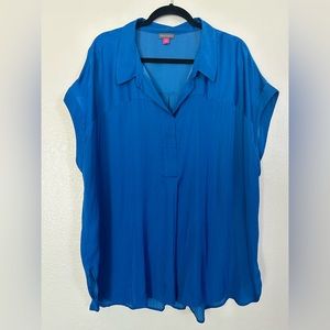 Vince Camuto Satin Blouse Size 3X